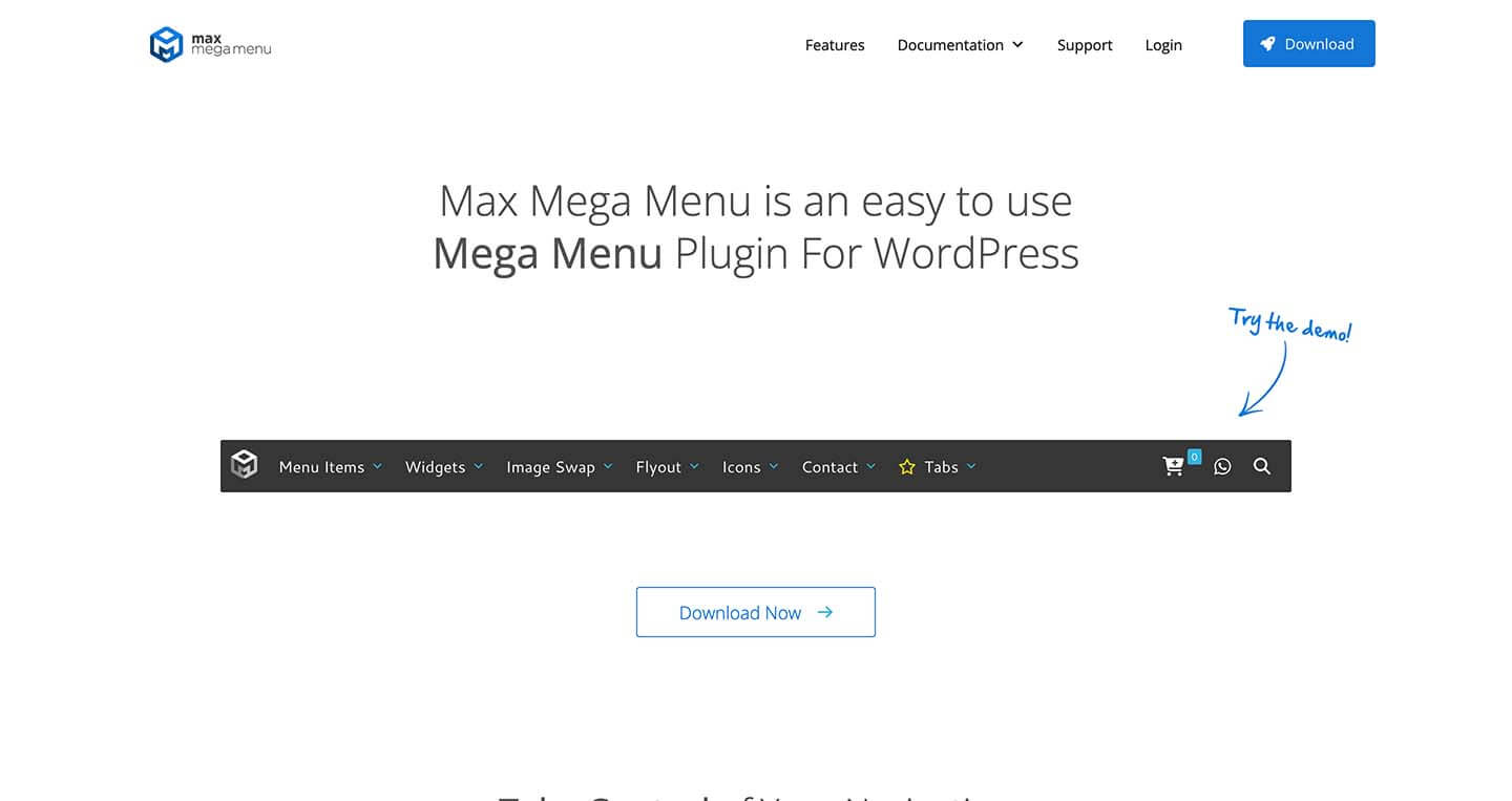 max mega menu 插件