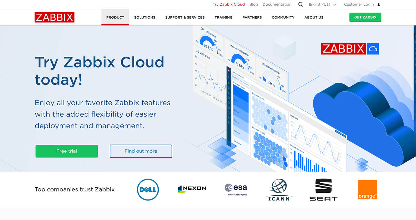 Zabbix 官网封面图