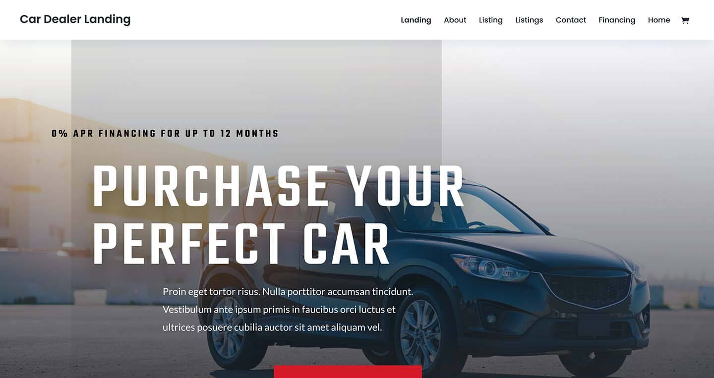 商业主题 Car Dealer
