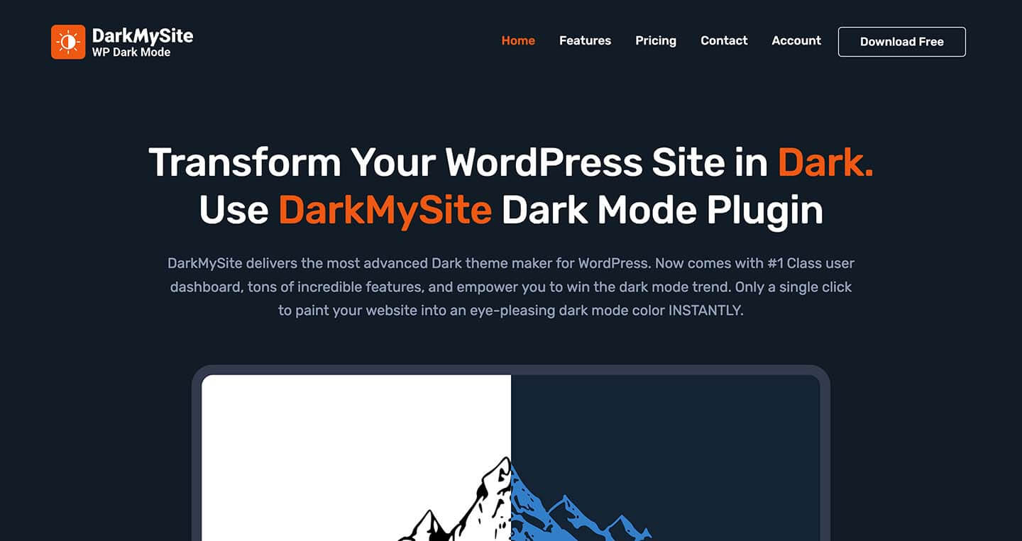 DarkMySite Dark Mode​ 插件