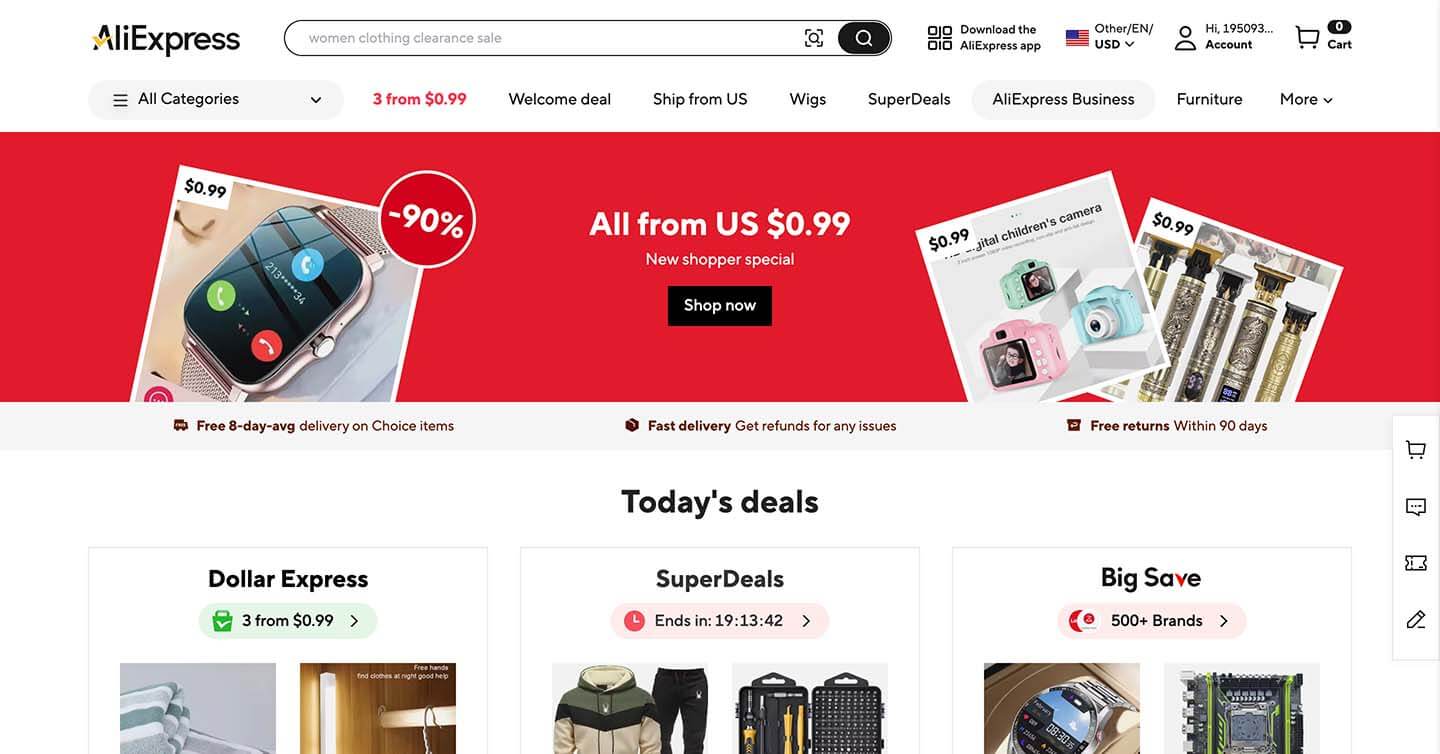 AliExpress 跨境电商平台