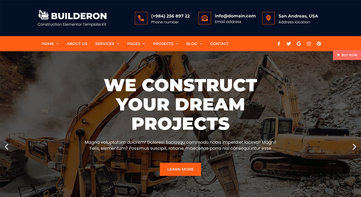 Builderon​外贸制造业主题