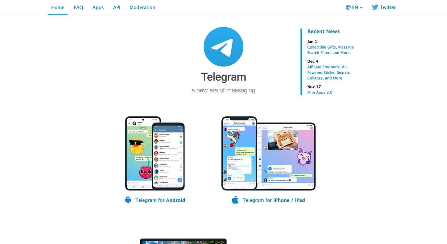 Telegram 社交工具