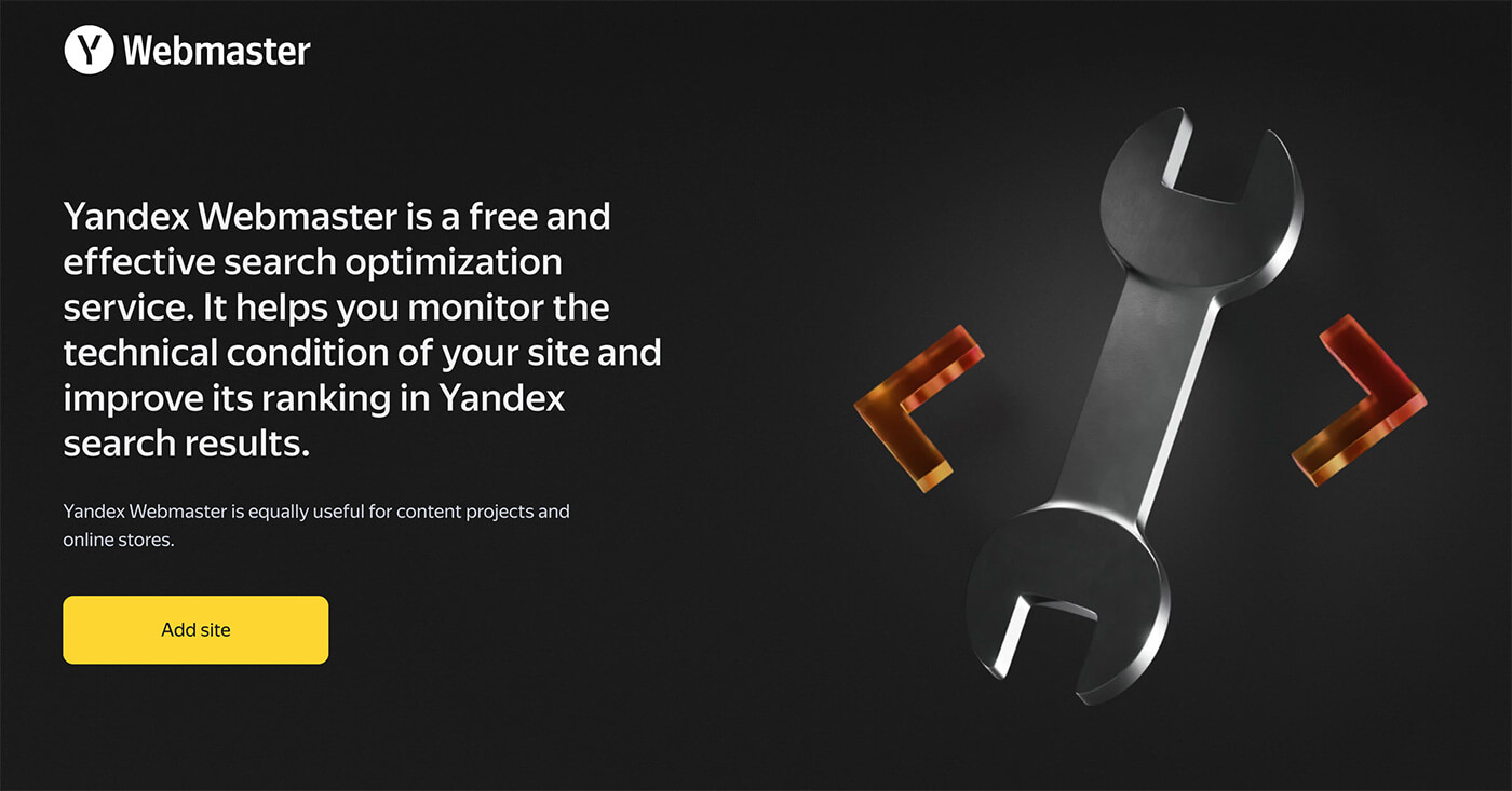 Yandex Webmaster Tools​