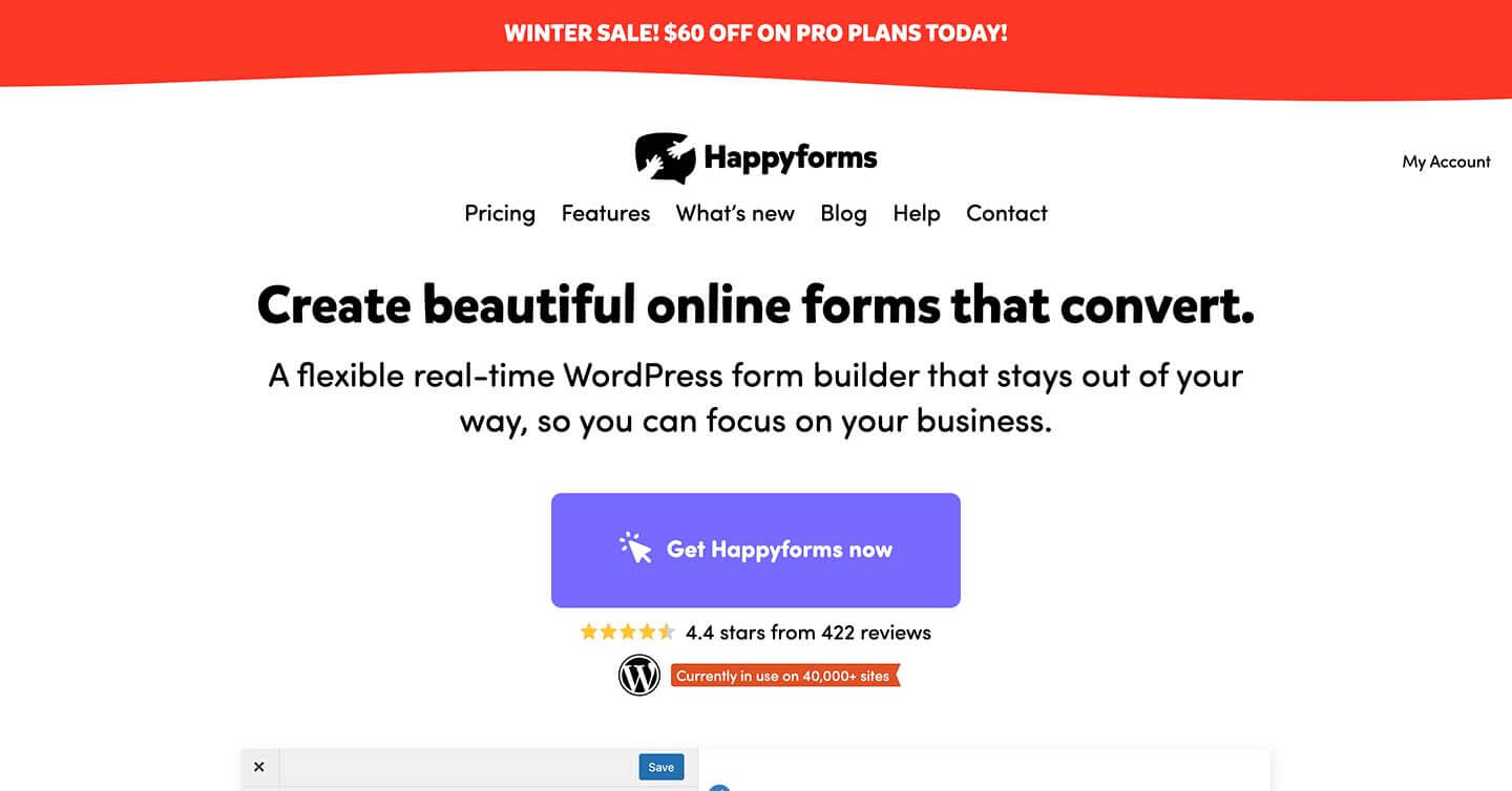 表单制作插件 - HappyForms