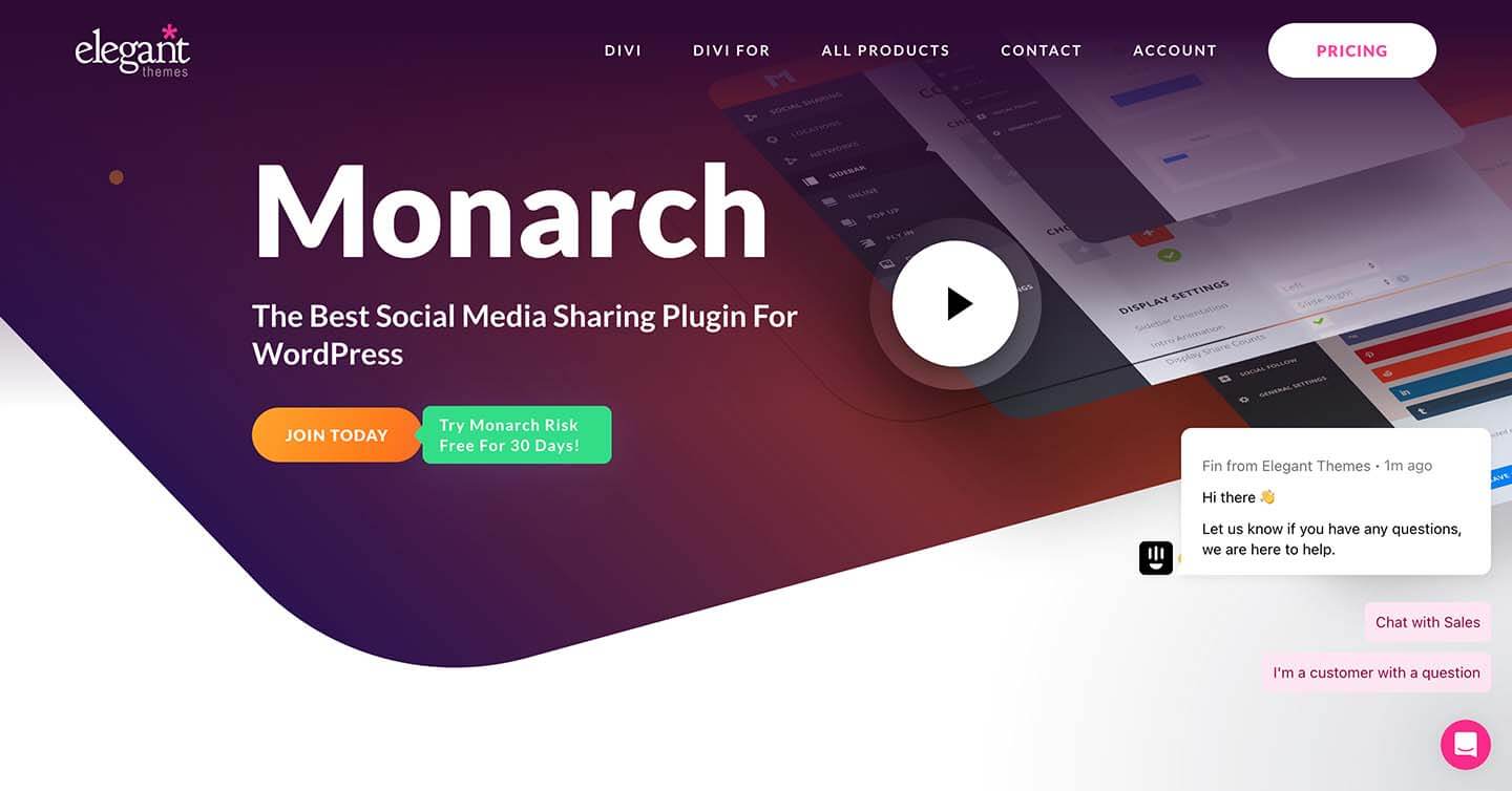WordPress 社交平台插件 - Monarch