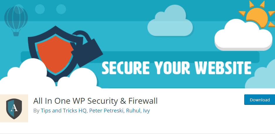 WordPress 网站安全工具 - All In One WP Security
