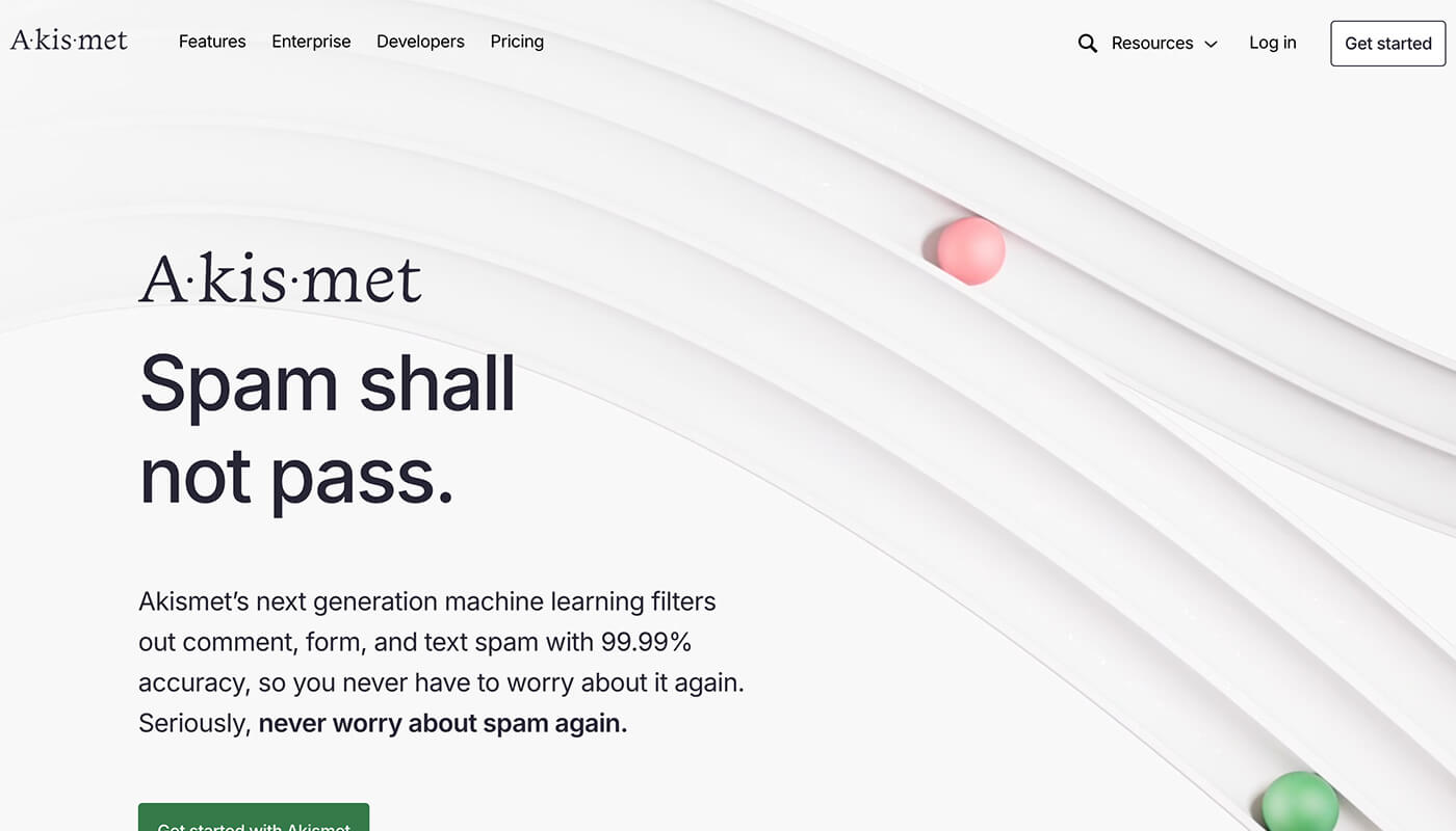 WordPress 拦截垃圾评论插件 - Akismet