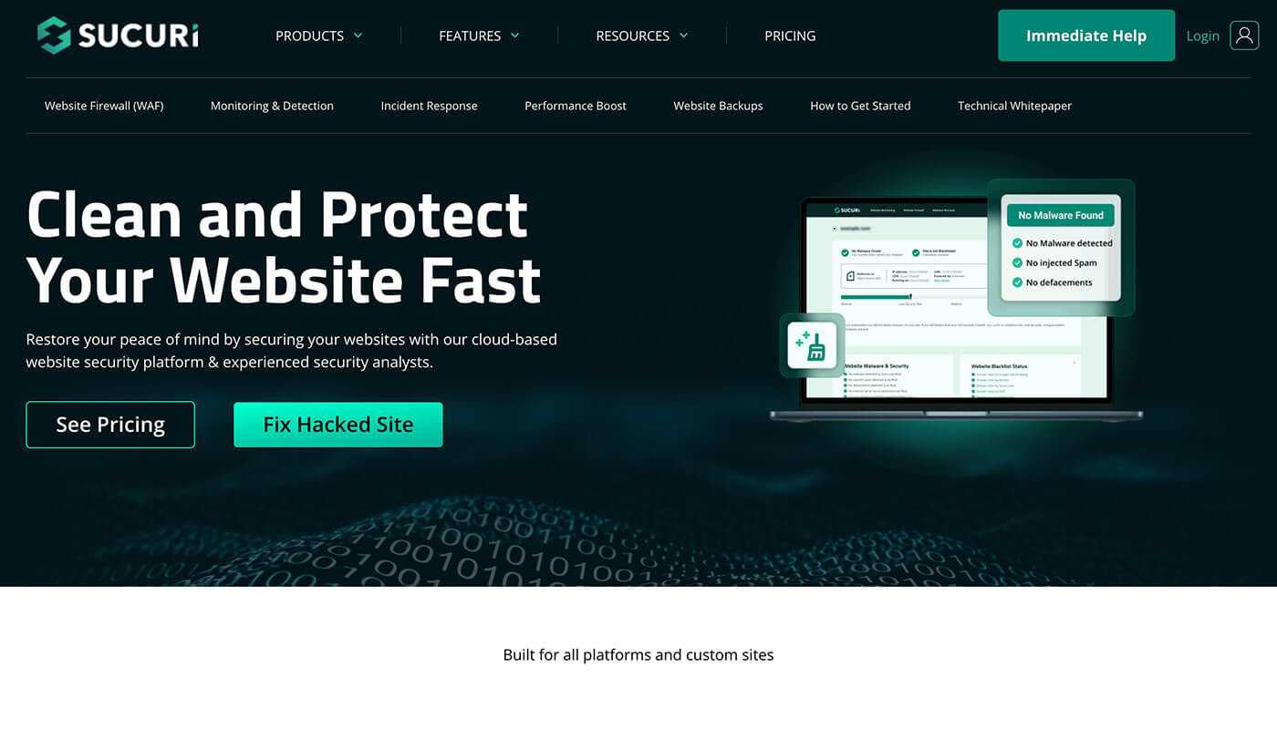 WordPress 网站保护插件 - Sucuri